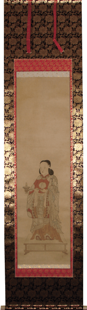 掛軸　相生市　聖徳太子　修理　表具　表装　仕立替　折れ